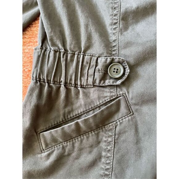 Loft Ann Taylor Jacket Women’s Military Green M - Picture 2 of 9